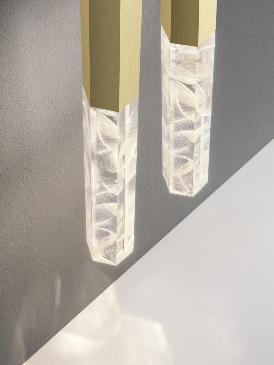 SHINE PLUMAGE AP LED metal wall lamp