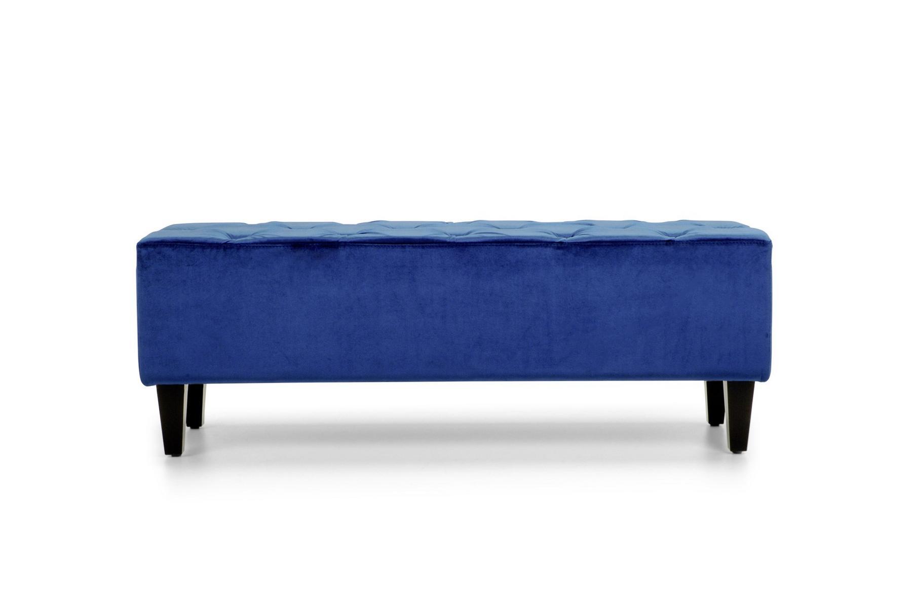 MEGH Tufted upholstered fabric bench