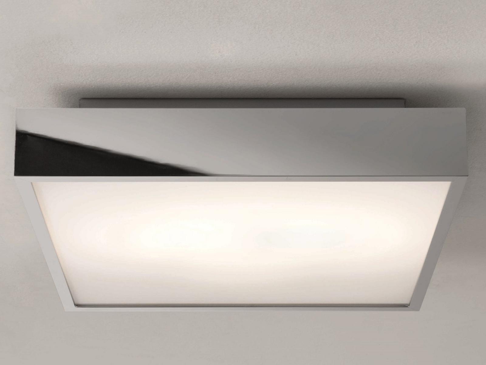 TAKETA 400 LED glass and steel ceiling light