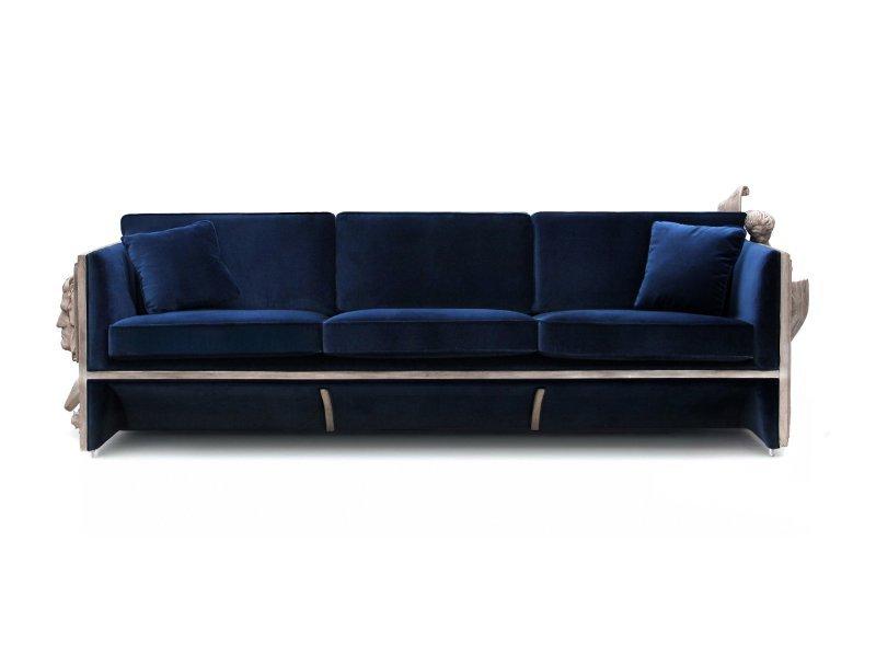 VERSAILLES 3 seater velvet sofa