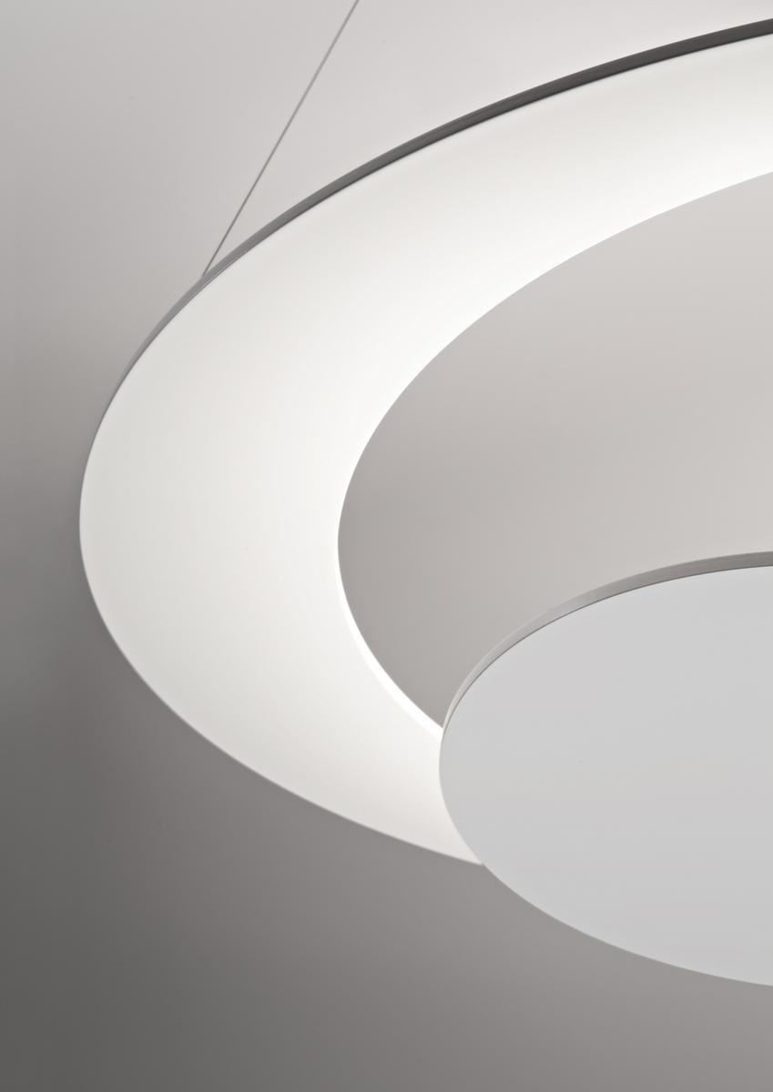 GLU LED aluminium pendant lamp