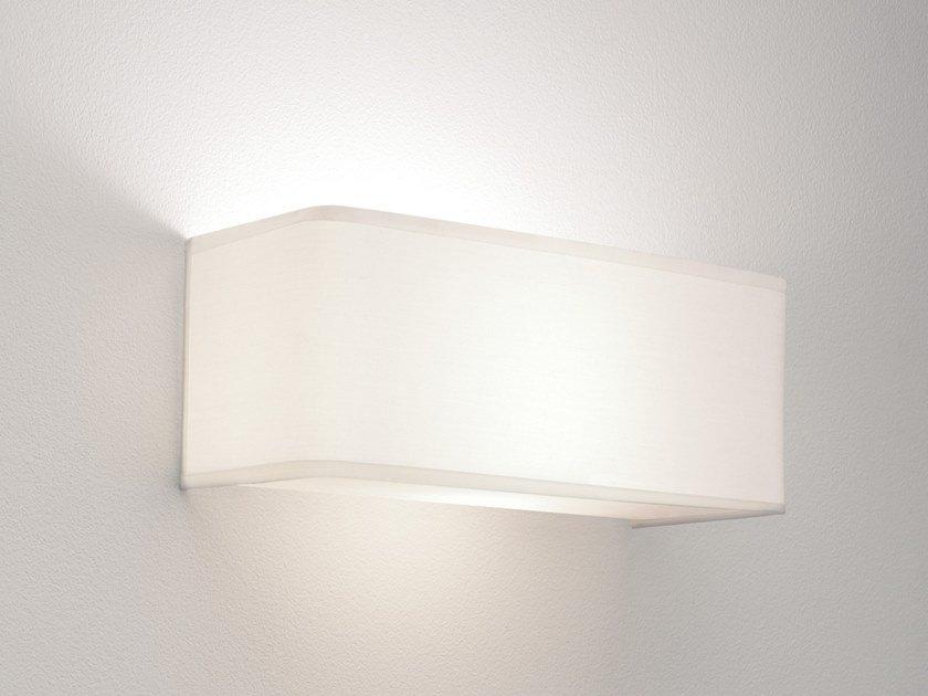 ASHINO WIDE Fabric wall lamp with dimmer