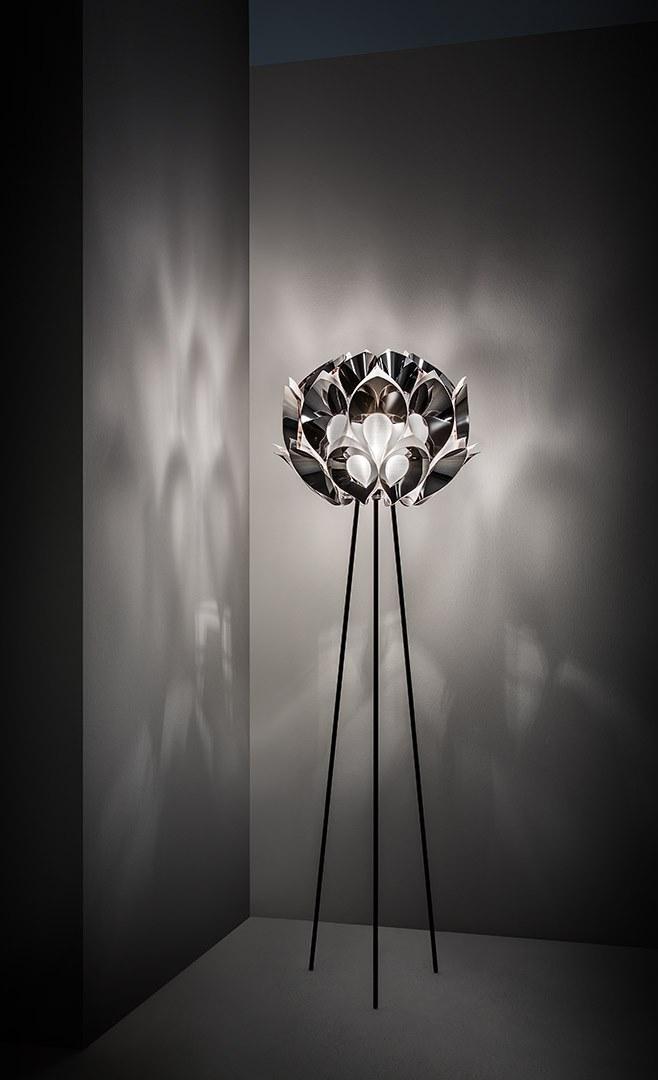 FLORA SILVER LED Steelflex® floor lamp