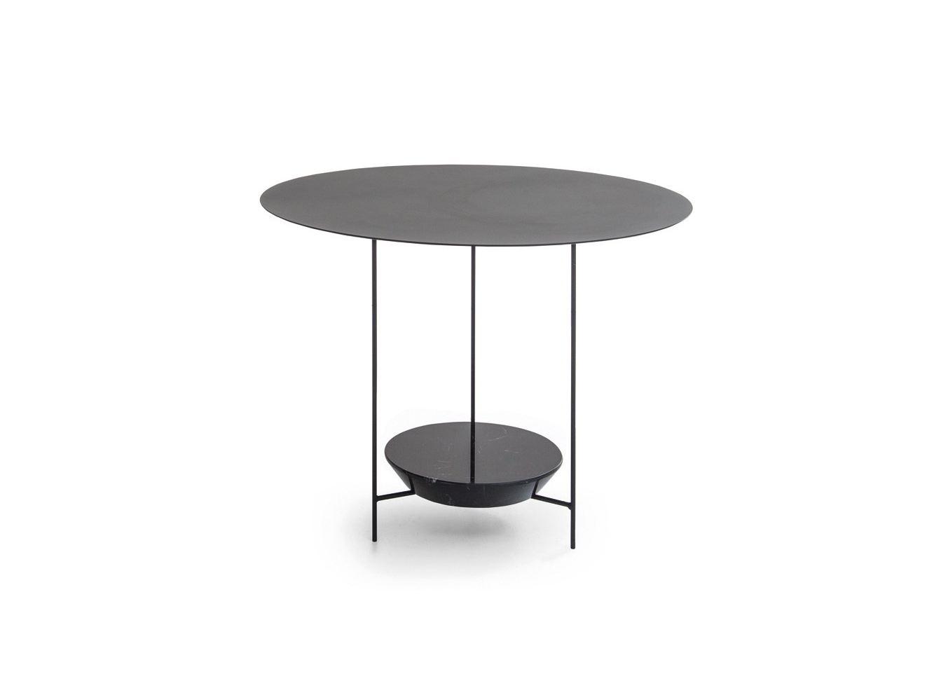 PANNA COTTA Round marble coffee table