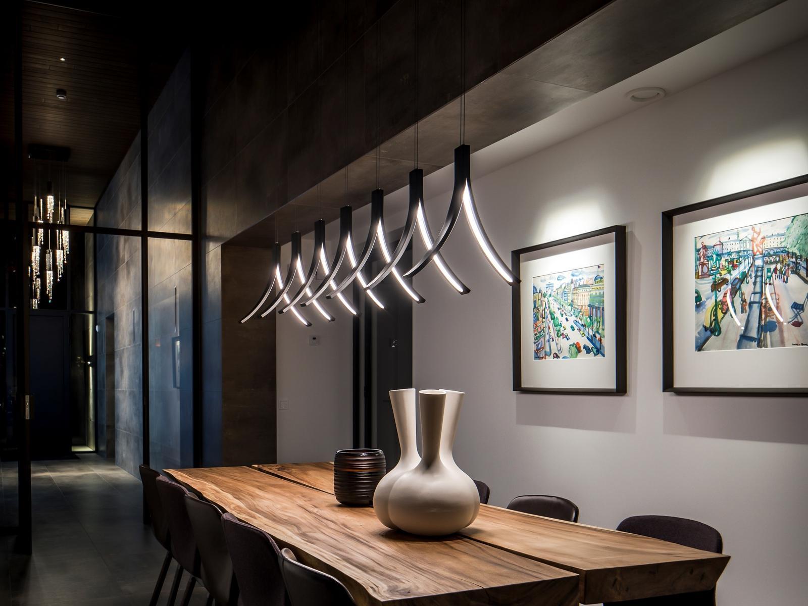 STREAM H7 XL LED metal pendant lamp