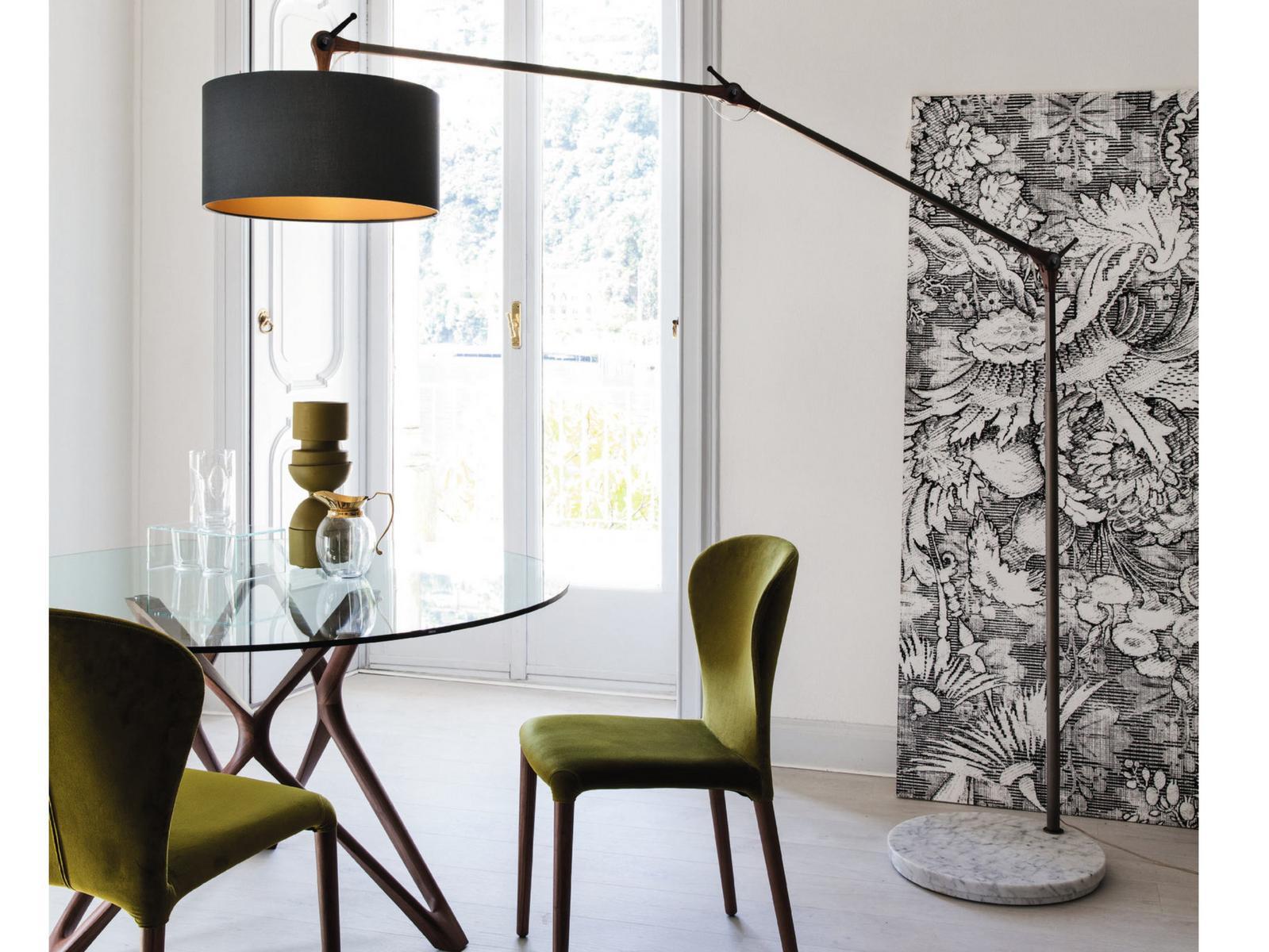 GARY BIG Adjustable brass floor lamp