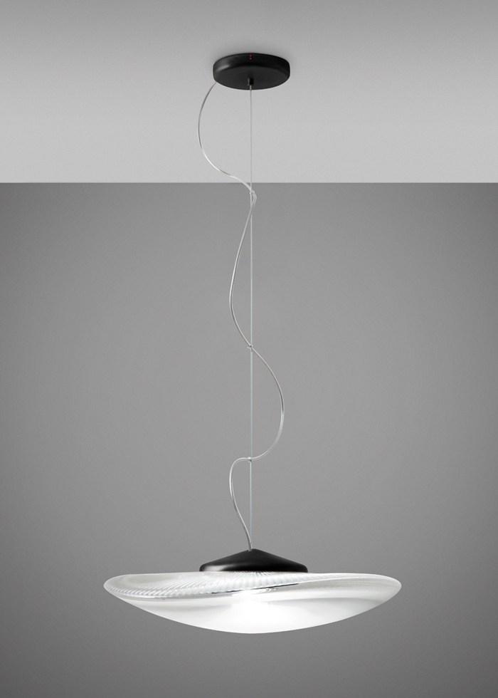 LOOP LED blown glass pendant lamp