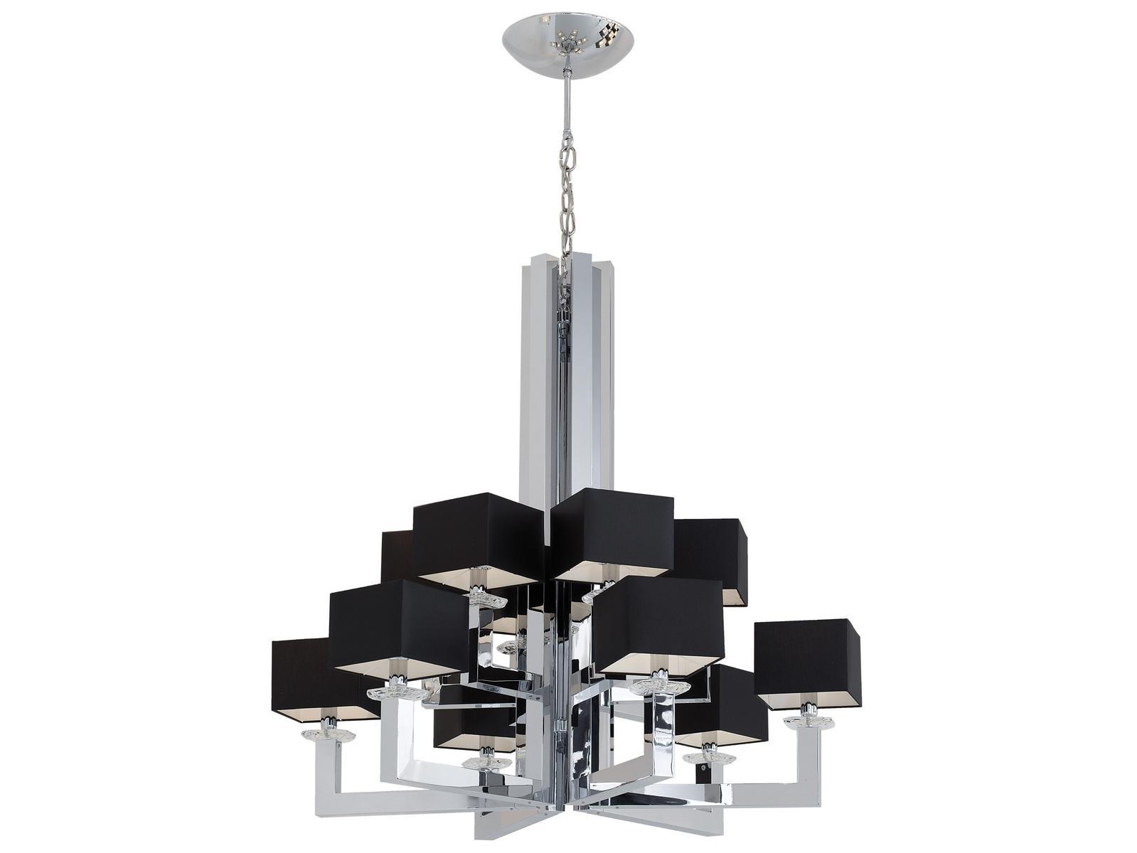 SWINGING BALLET H12 Direct-indirect light metal chandelier with Swarovski® Crystals