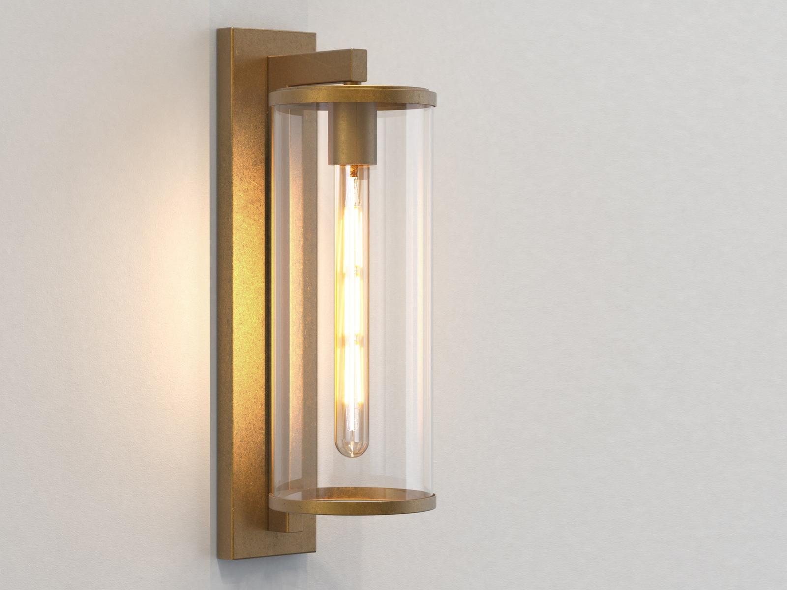 PIMLICO 500 LED Glass and Stainless Steel Outdoor wall Lamp
