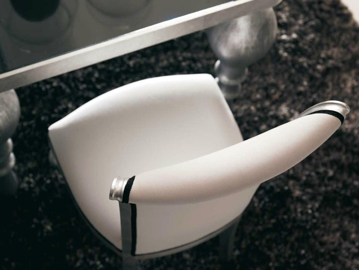 ZOE Upholstered high-back fabric chair