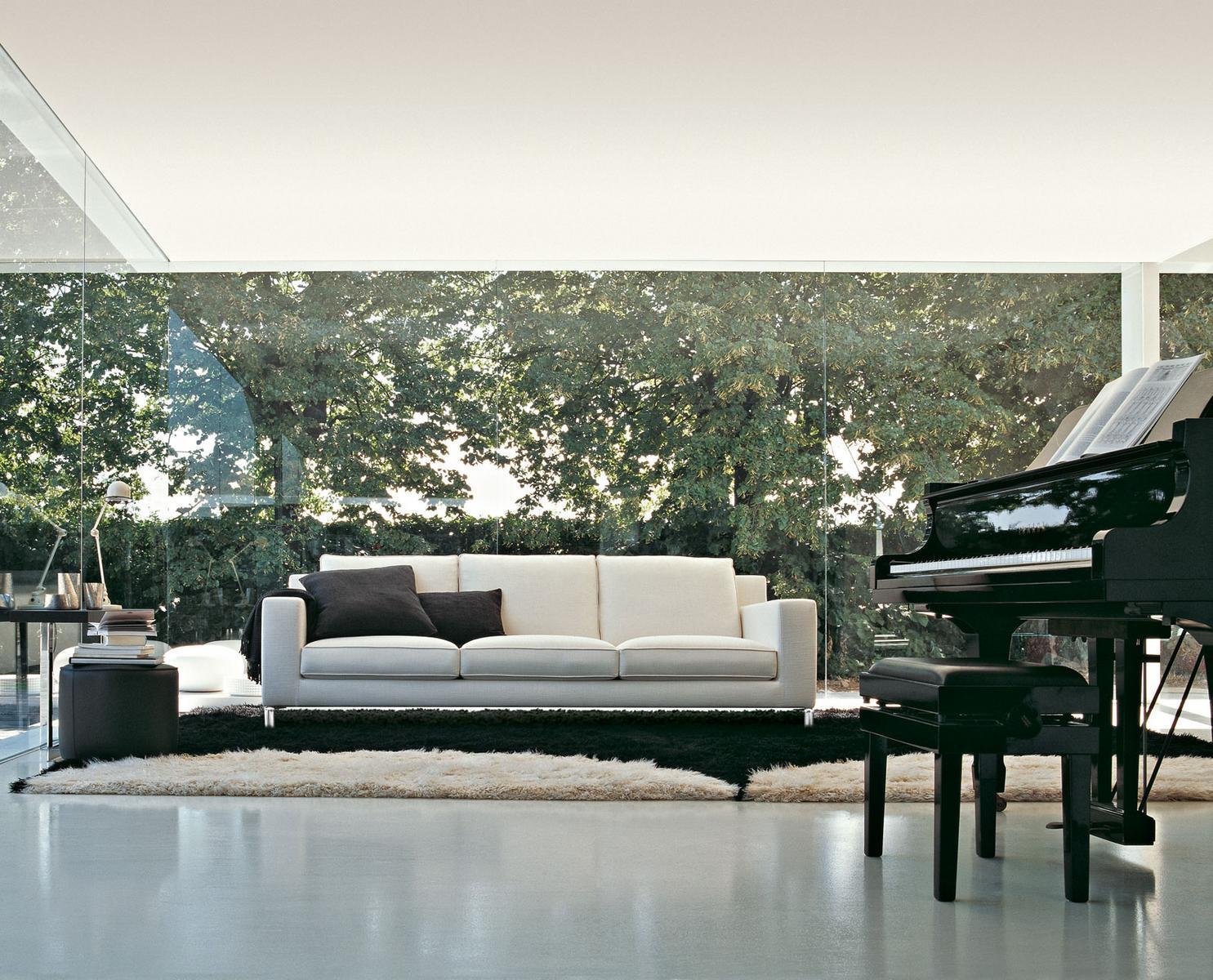 LIDO 3 seater leather sofa