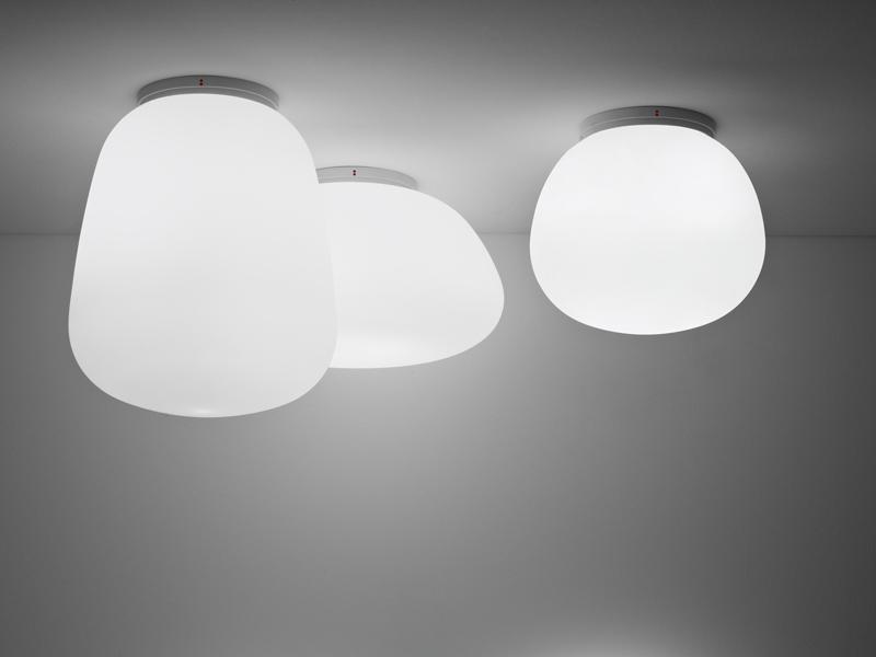 LUMI BAKA Glass ceiling lamp