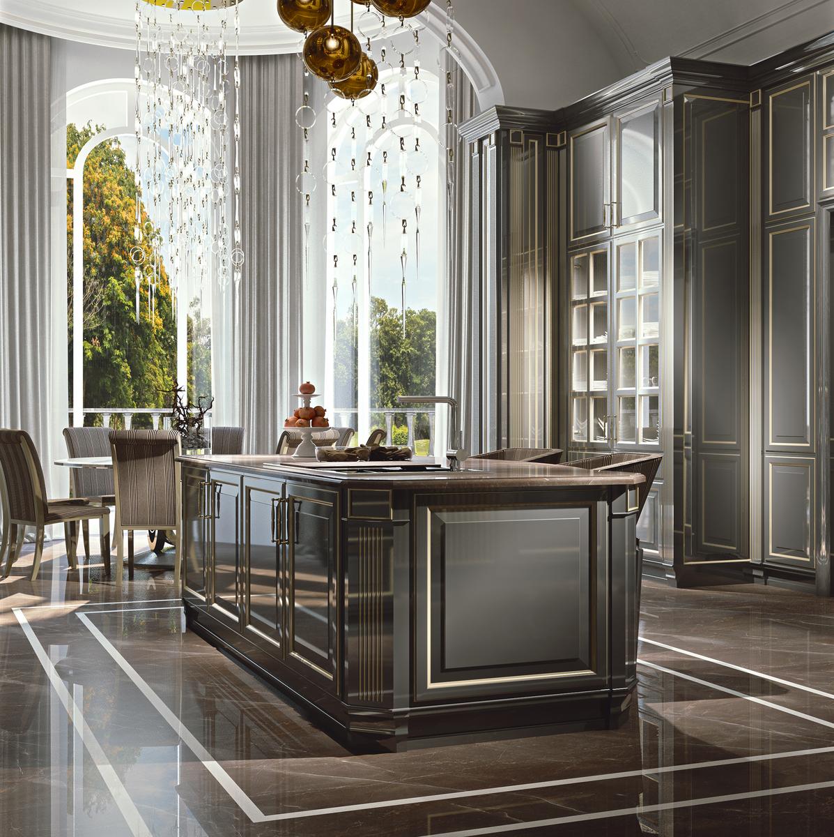 GRAND GOURMET Lacquered kitchen