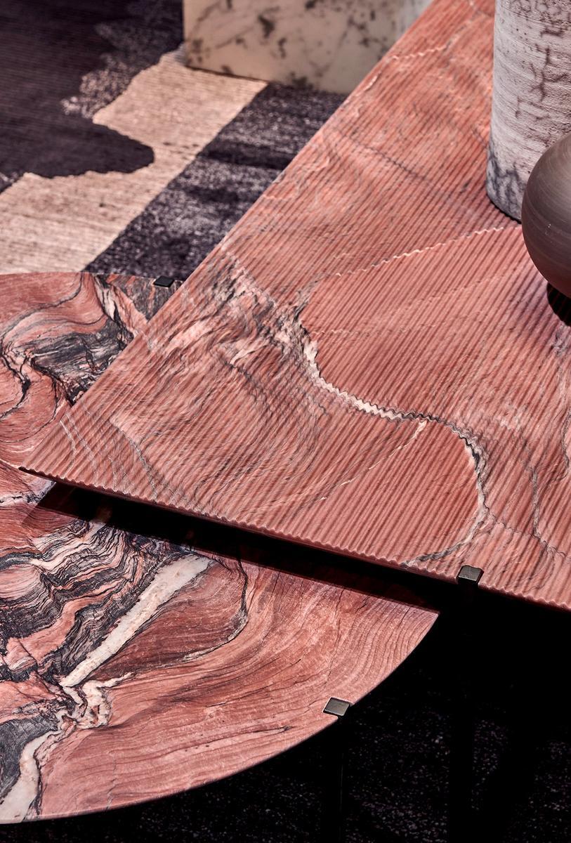 ICARO Square marble coffee table