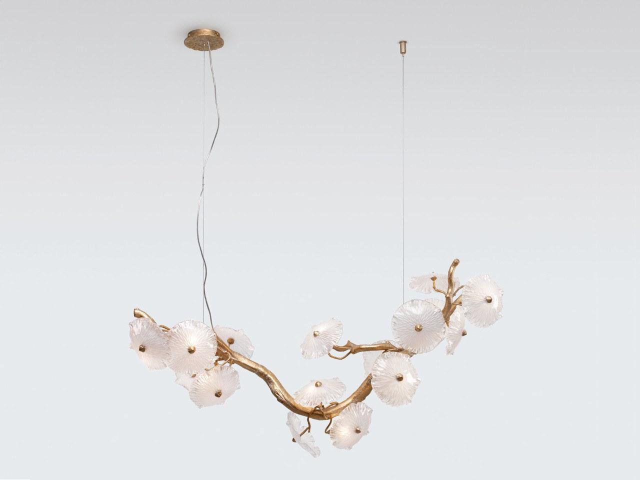 NENUFAR CT3377/12 Handmade bronze pendant lamp