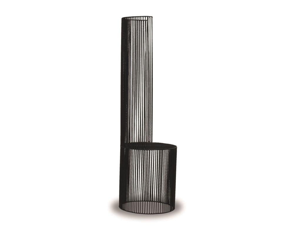 GINESTRA VESTITA High-back metal chair