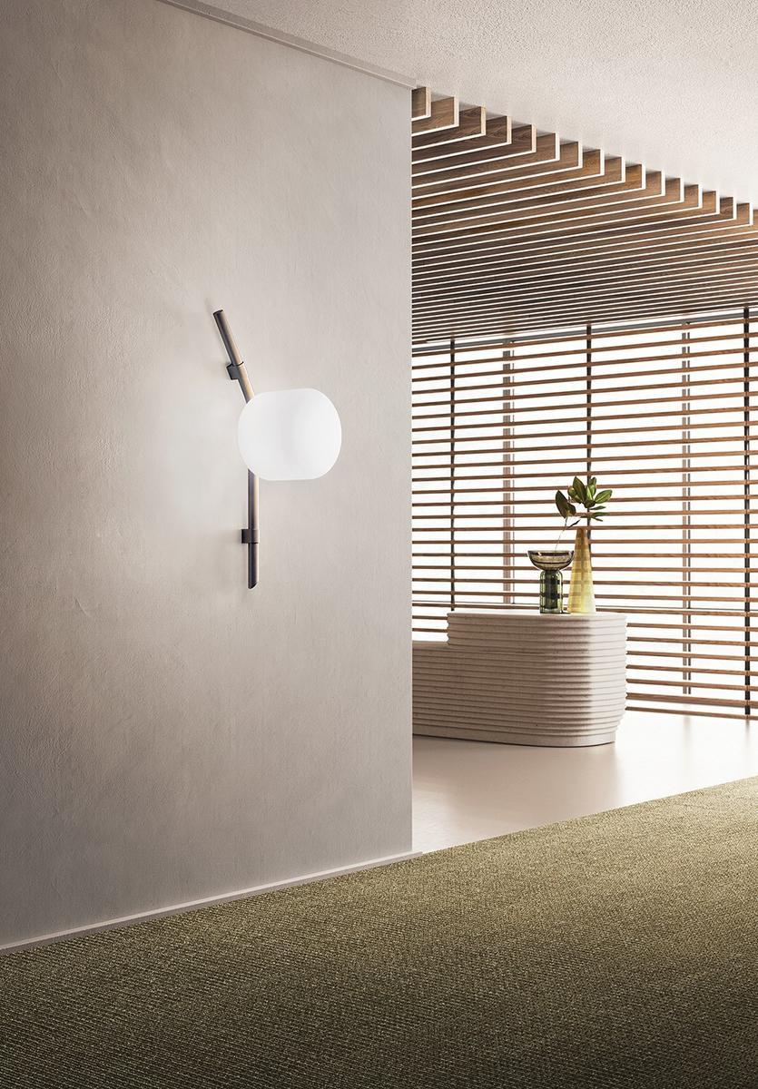 FLOED Opal glass wall lamp