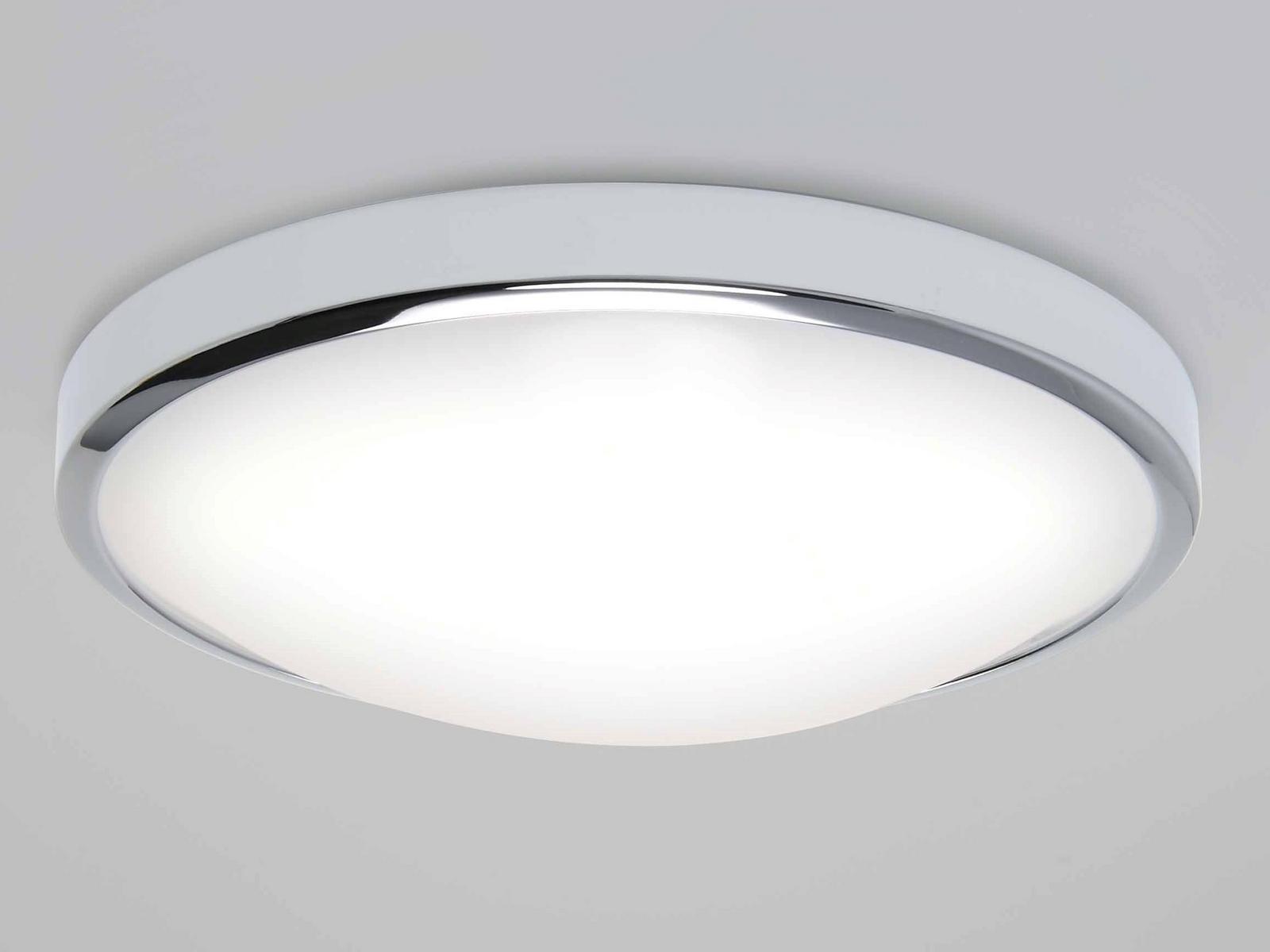 OSAKA LED glass and steel ceiling light
