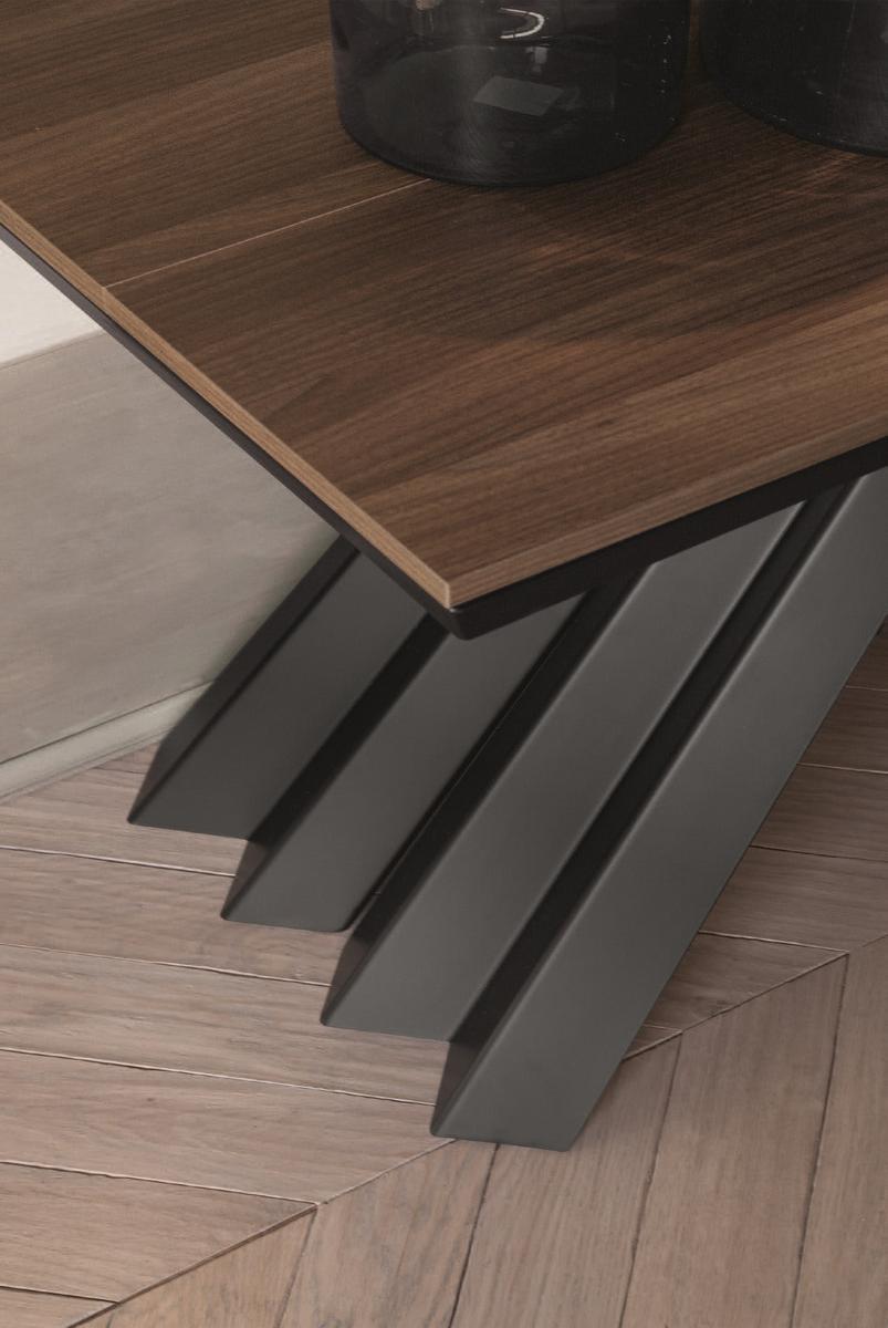 VENTAGLIO Melamine-faced chipboard console table / table