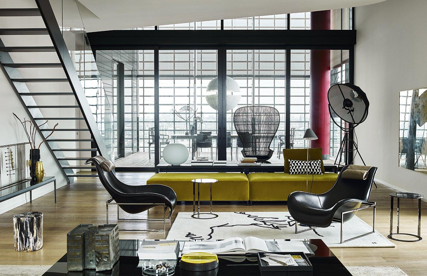 MICHEL CLUB Corner sectional fabric sofa
