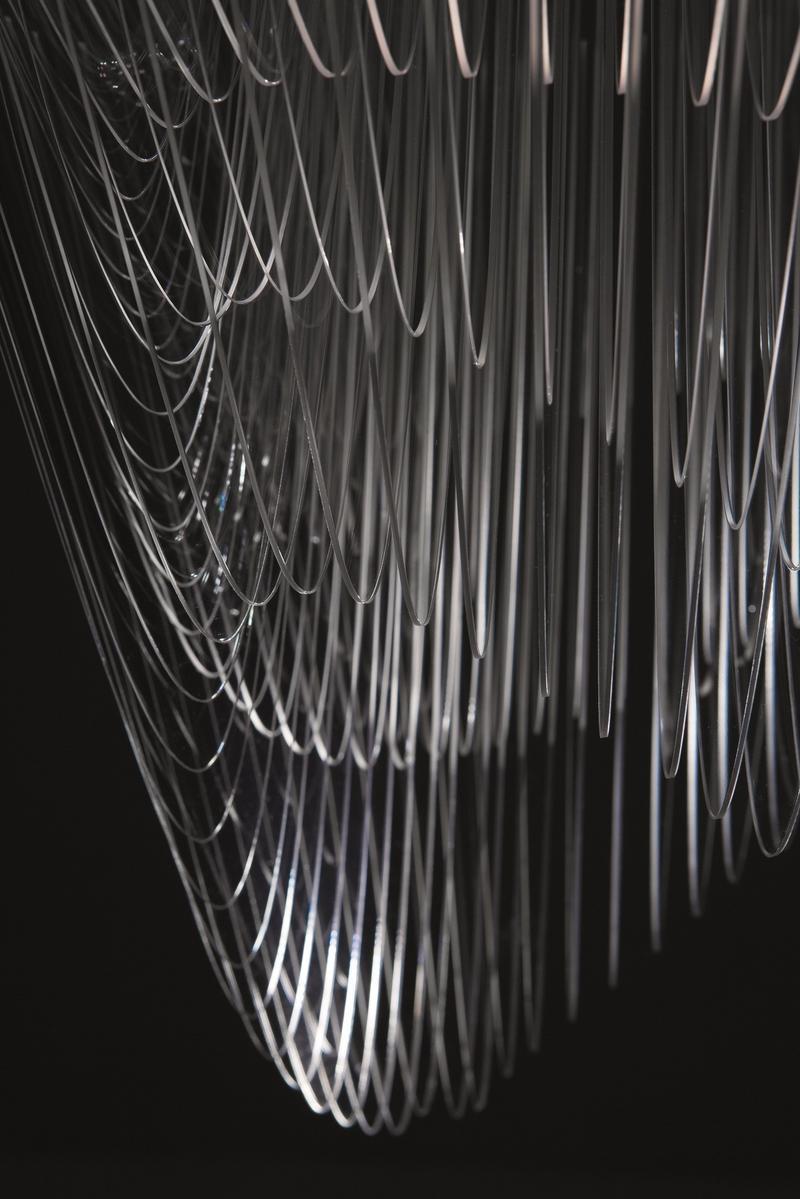 ARIA TRANSPARENT Cristalflex® / Lentiflex® LED pendant lamp