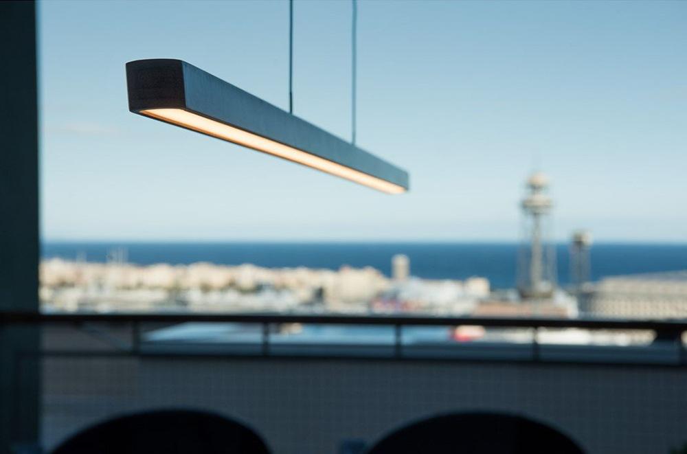 VINCELLI Bamboo pendant lamp in a contemporary style