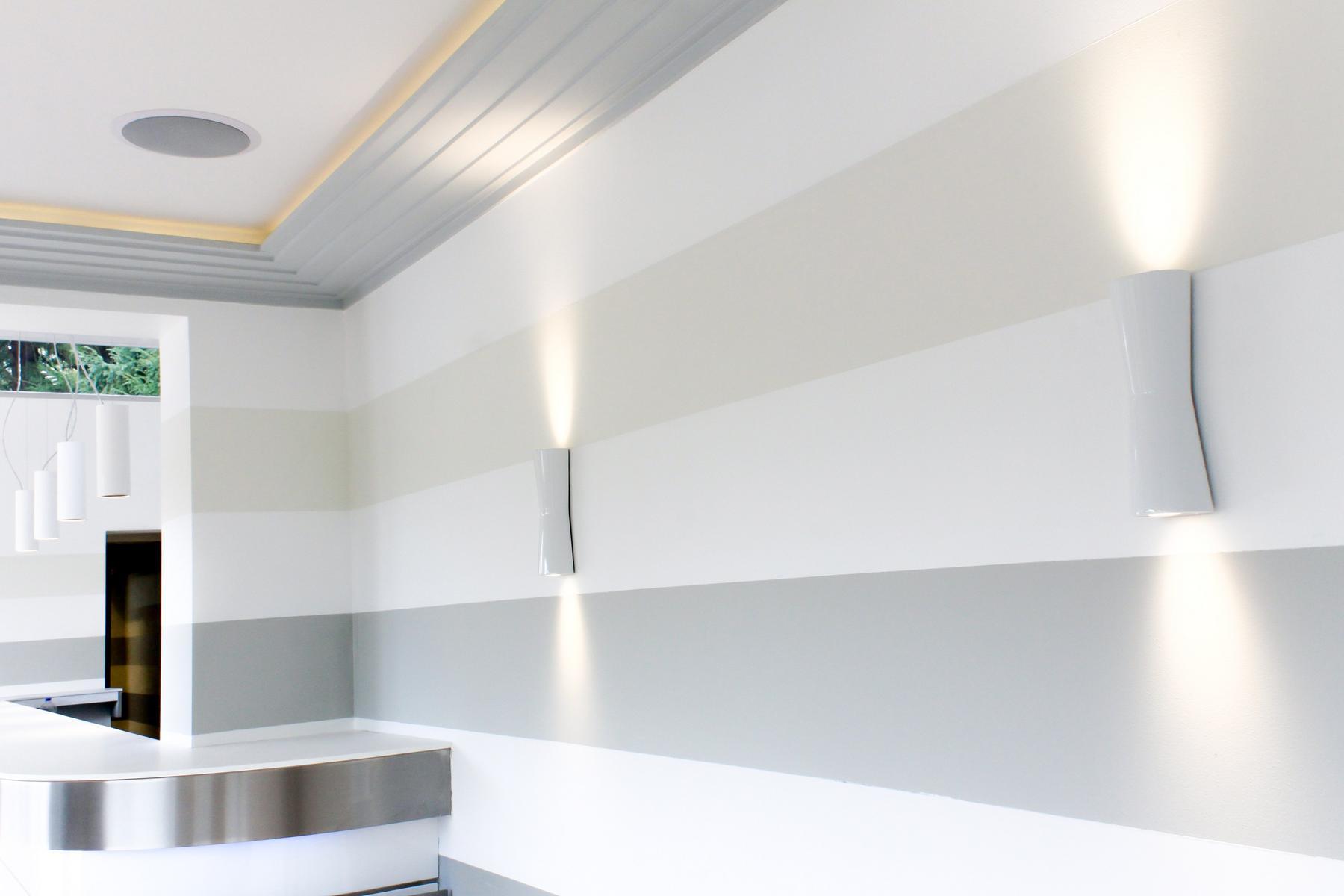 CLESSIDRA LED aluminium wall lamp