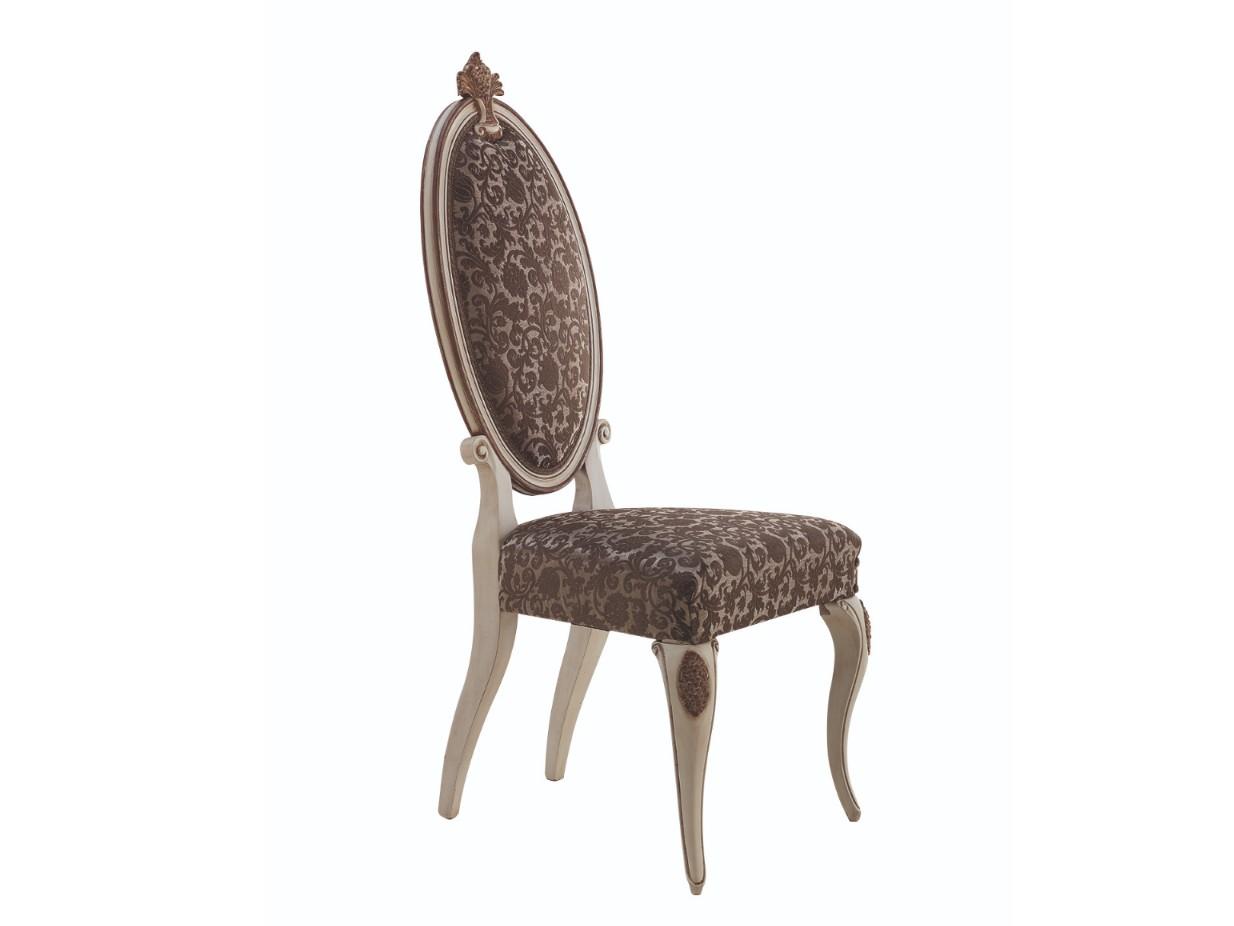 YUL Medallion fabric chair with integrated cushion
