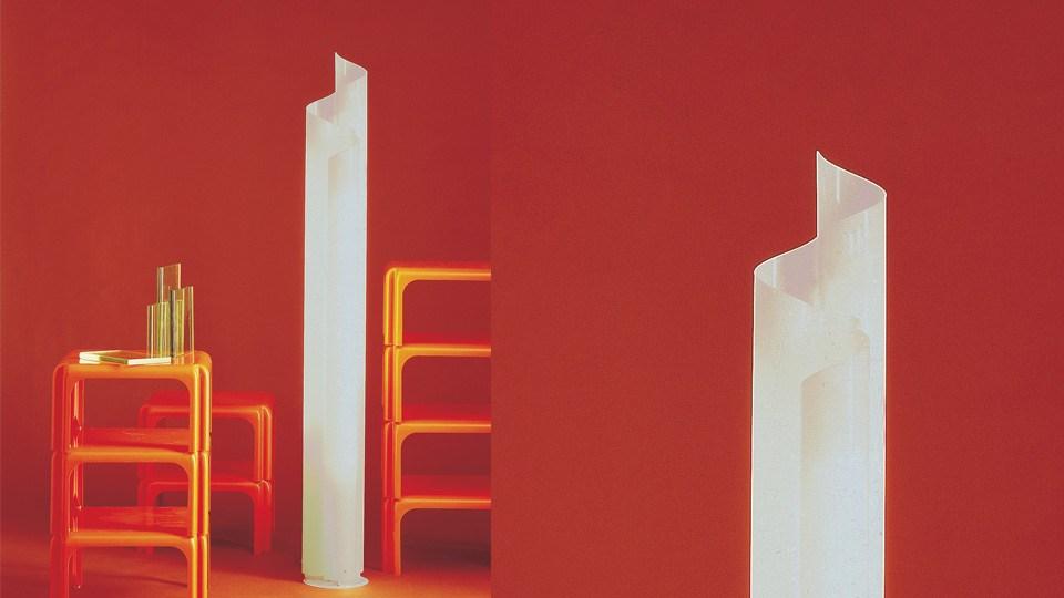 CHIMERA Fluorescent methacrylate floor lamp