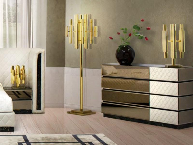 ROYAL Mirrored glass chest of drawers