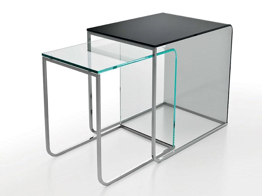 NIDO Stackable glass coffee table
