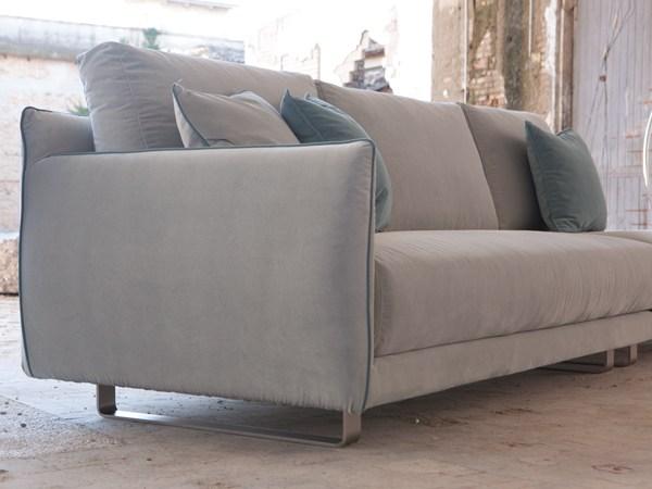 ARAKI Fabric sofa with chaise longue