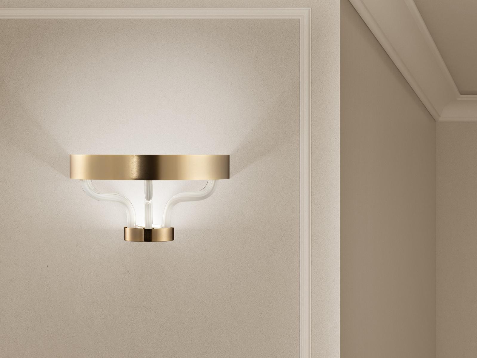 FESTA Blown glass wall light