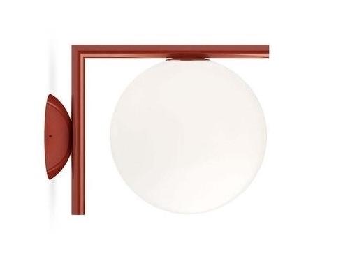 IC LIGHTS CW1 Opal glass wall lamp