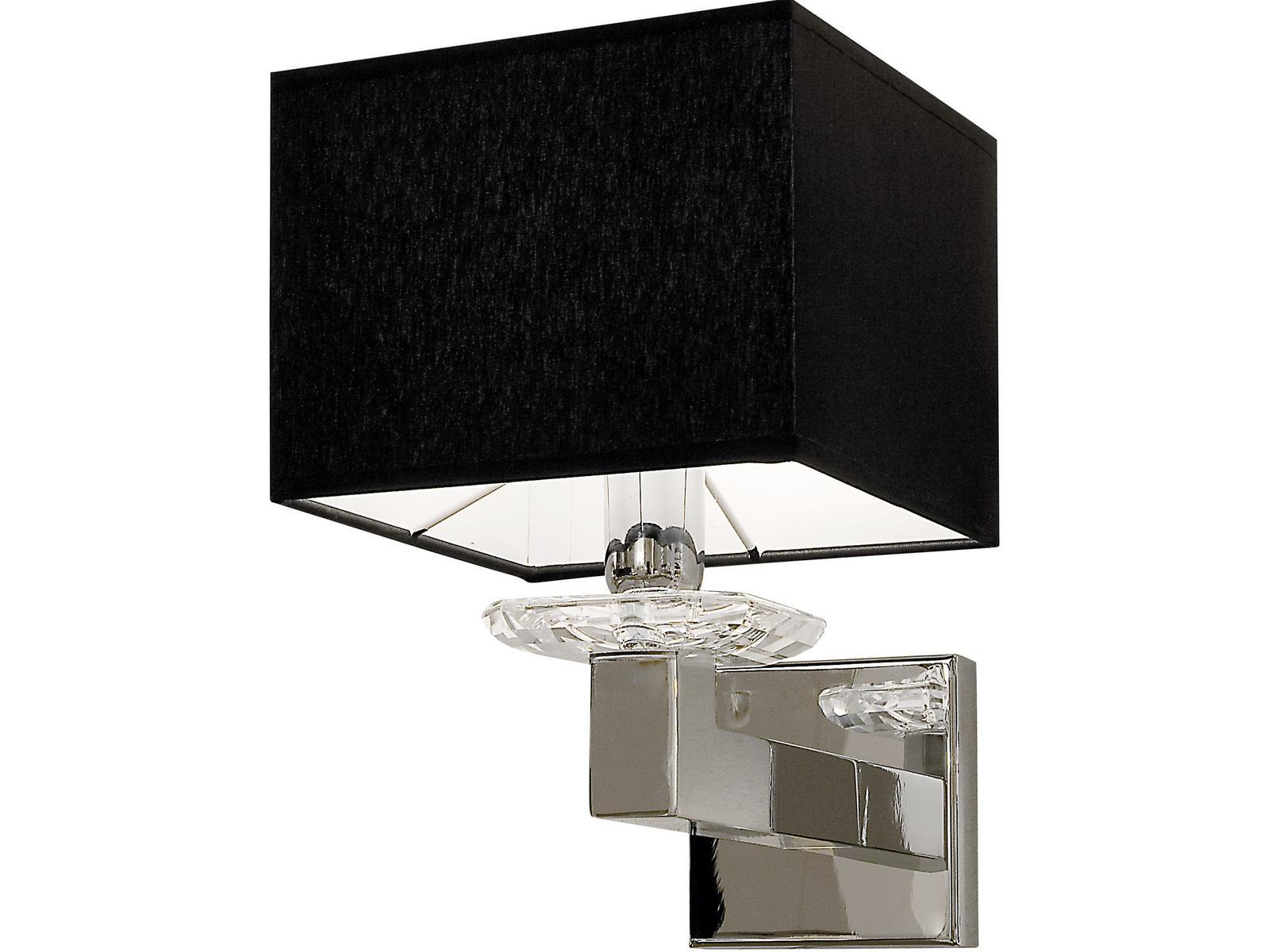 SWINGING BALLET W1 Metal wall lamp with fixed arm with Swarovski® crystals