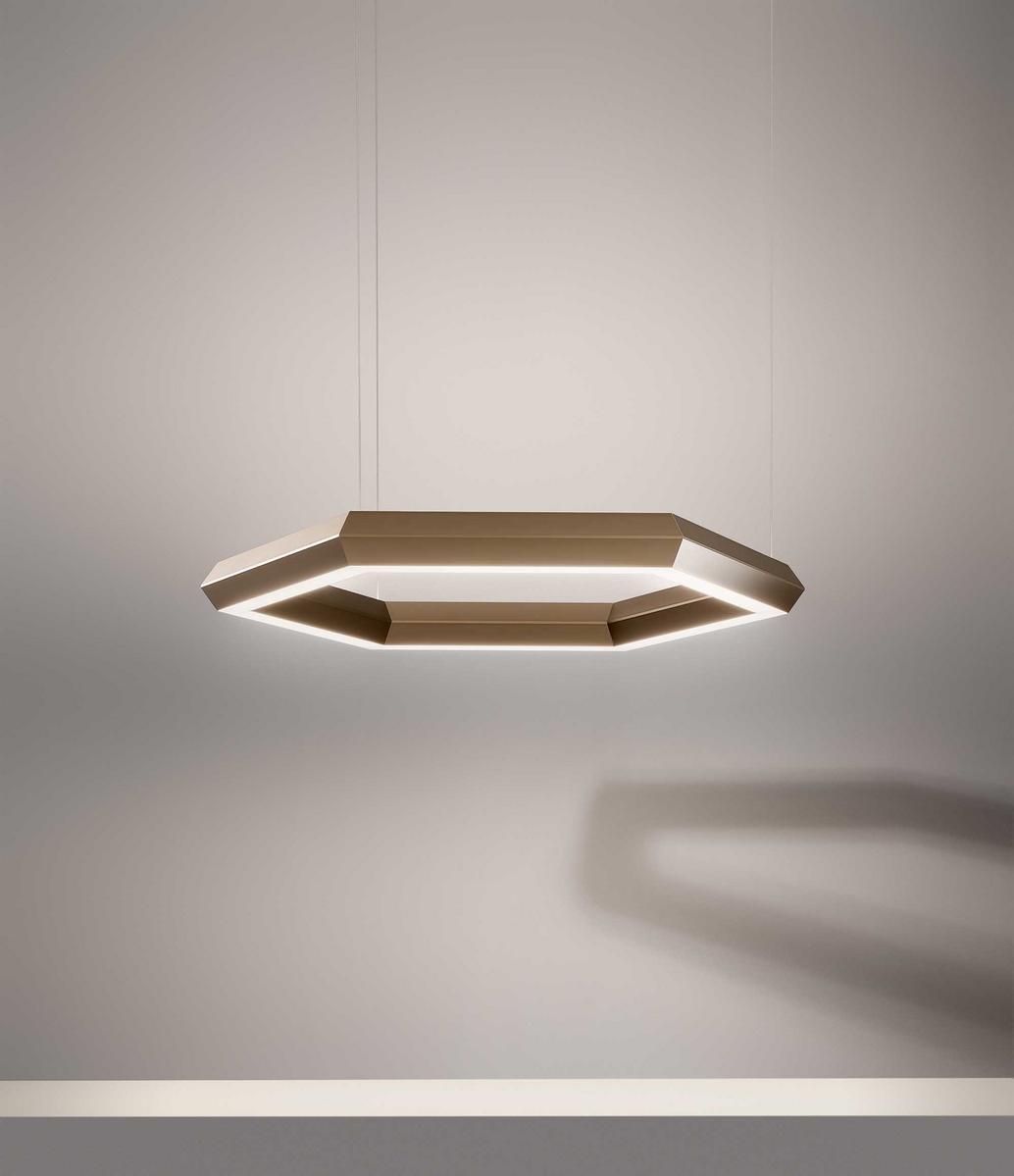EXAGON LED metal pendant lamp