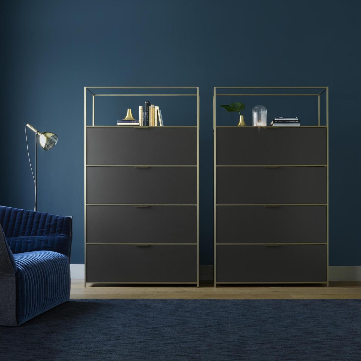 BRASS BELL LED adjustable brass floor lamp