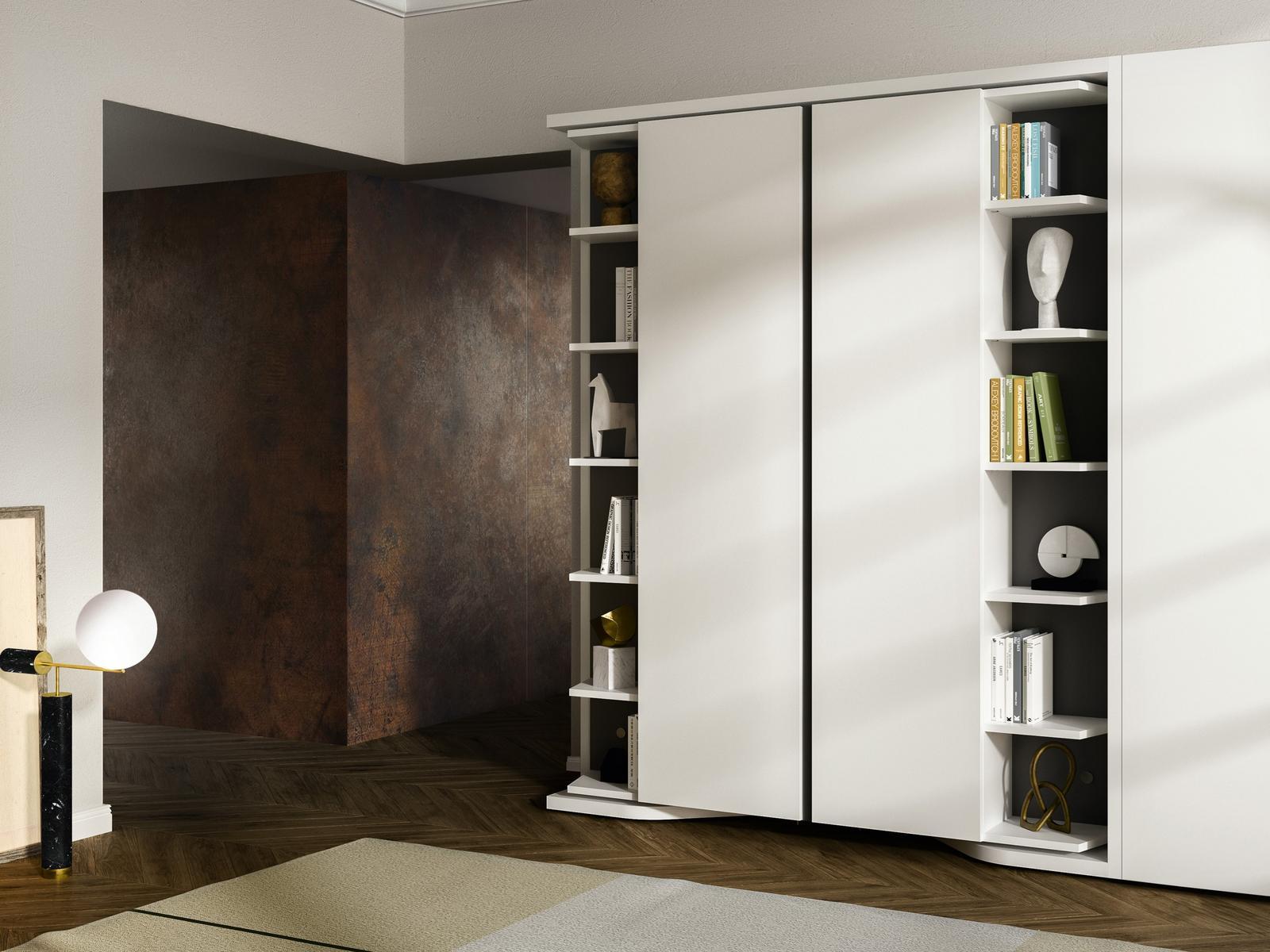 LGM Storage wall with fold-away bed