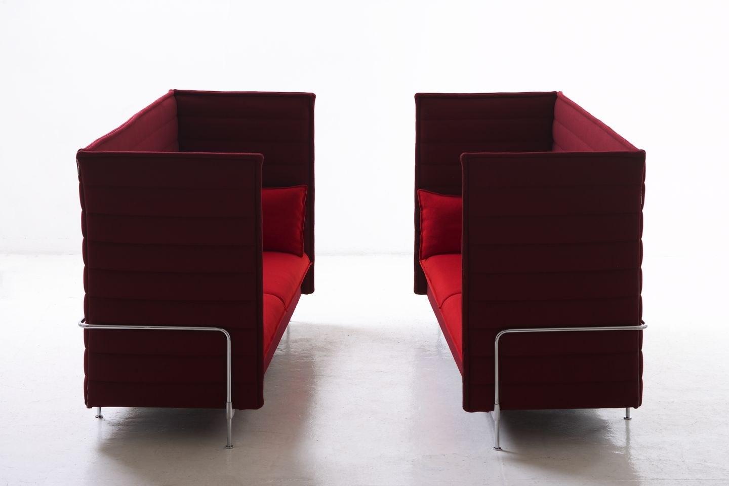 ALCOVE HIGHBACK 3 seater high-back fabric sofa