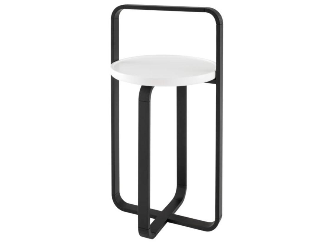 KAZIU Round wooden high side table