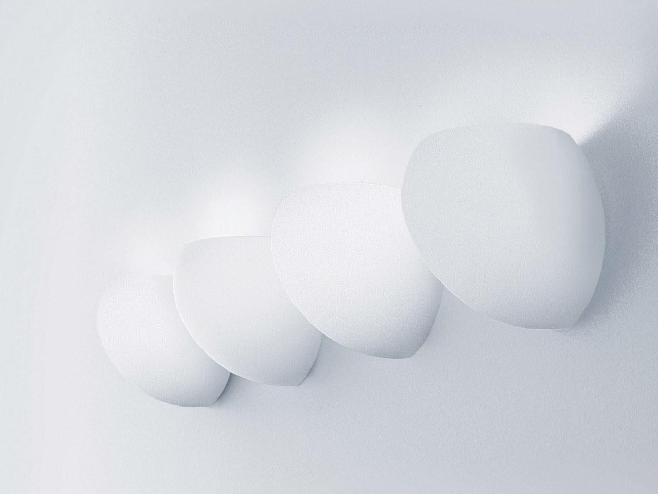 GOLF P1 LED blown glass wall light