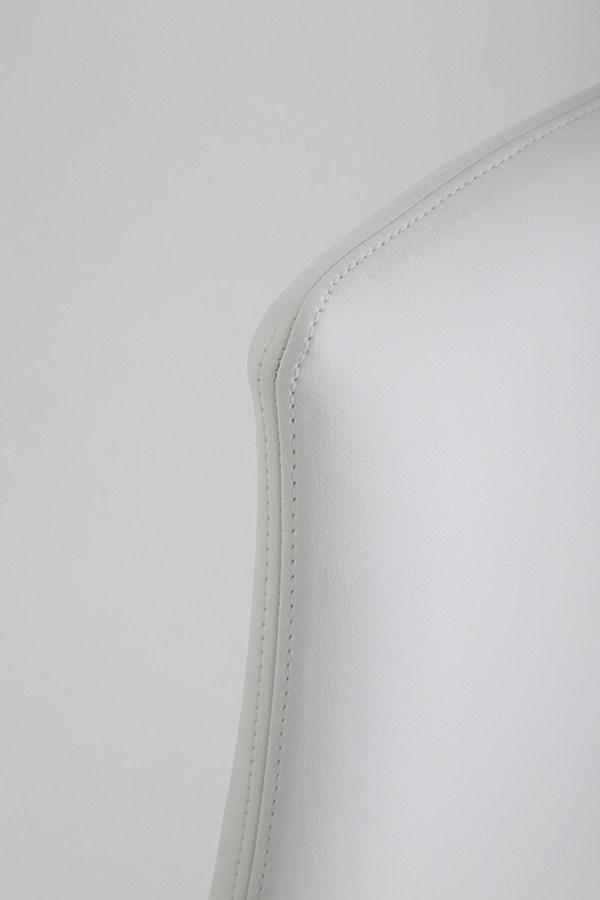 VITTORIA Upholstered leather chair