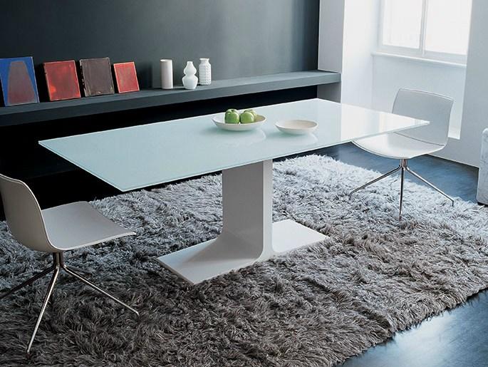 PALACE Rectangular glass table