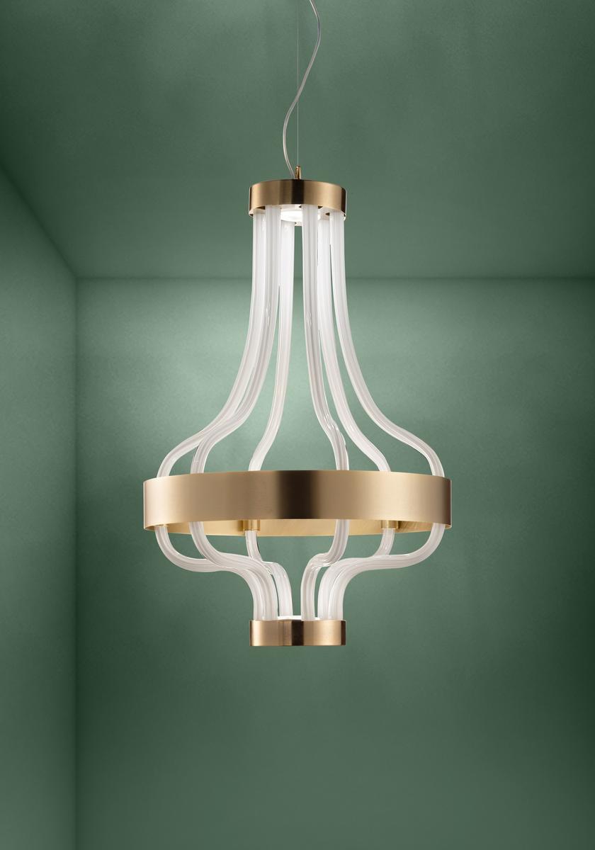 FESTA Blown glass chandelier