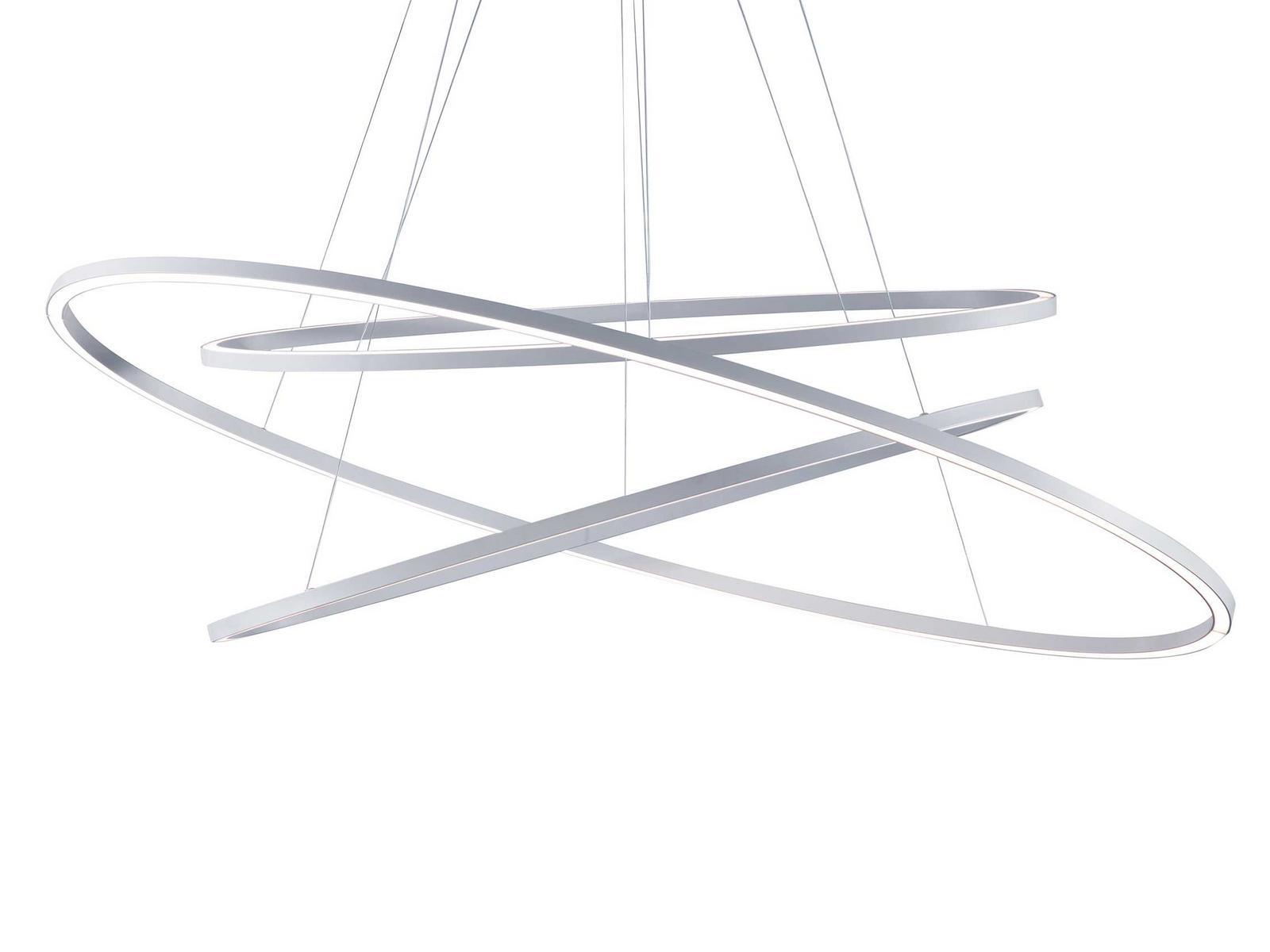 ELLISSE TRIPLE LED extruded aluminium pendant lamp