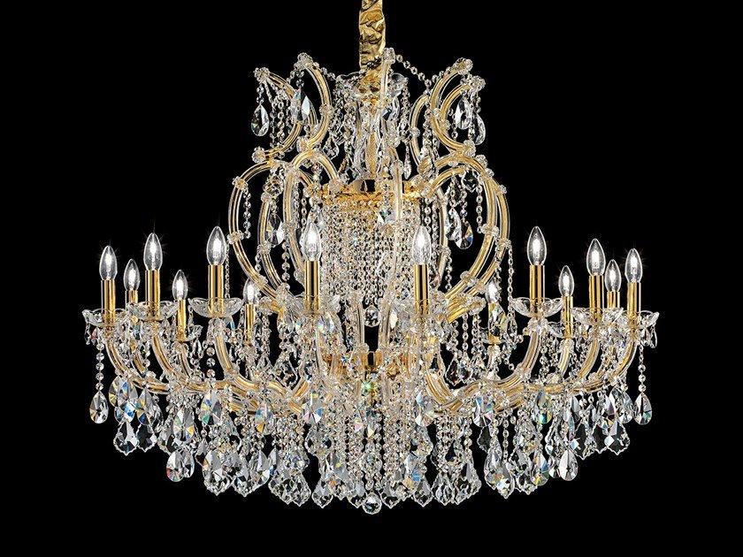 MARIA TERESA VE 927 Metal pendant lamp with Swarovski® Crystals