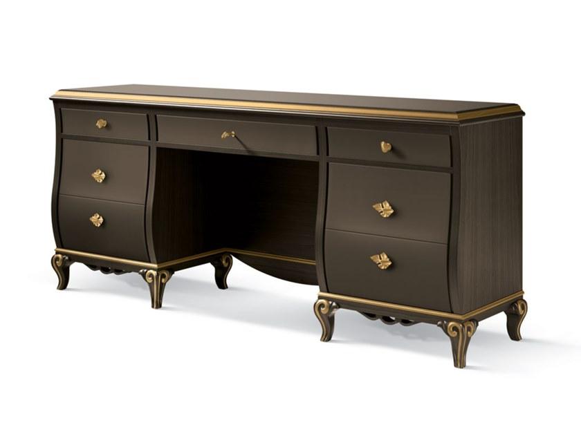 5077 Wooden secretary desk / dressing table