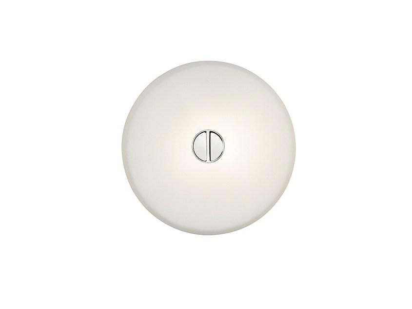 MINI BUTTON Die cast aluminium outdoor wall lamp