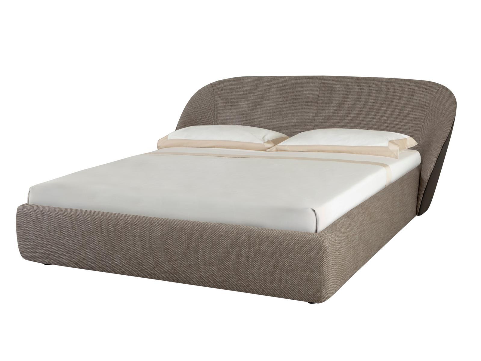 MAMA Double bed with upholstered headboard