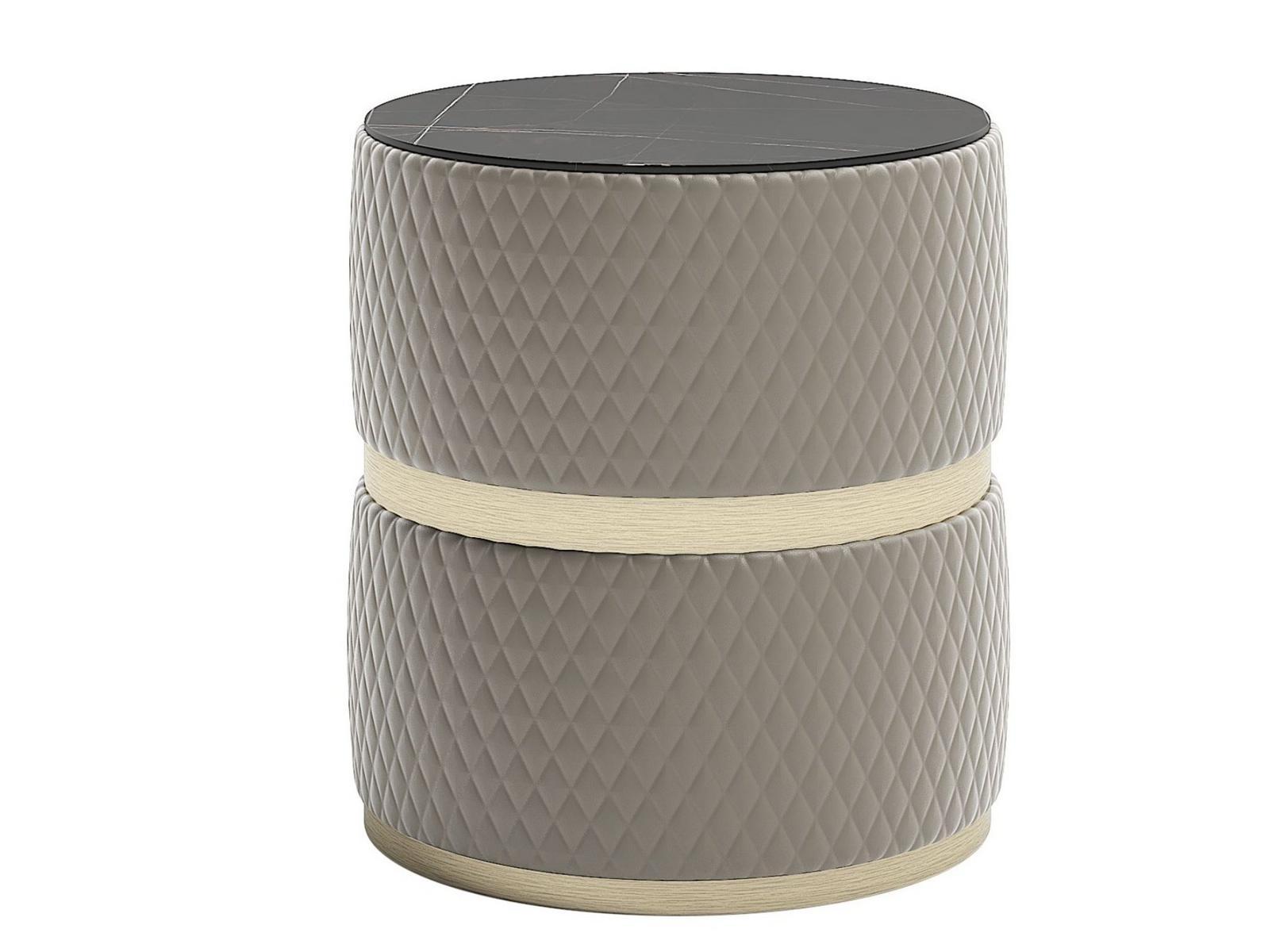 COOKIE 50 Round fabric coffee table